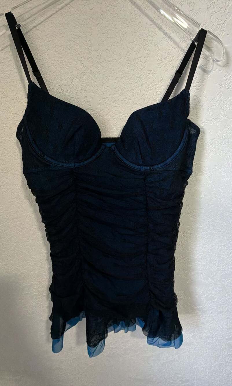 Victoria's Secret Sexy Little Things Corset Size M Black Lingerie